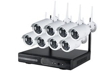 Kit WiFi Videosorveglianza Nvr 8 Telecamere 1080P 2mpx Plug and Play Esterno