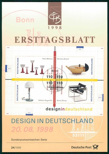 Brd etb 1998 bauhaus design - brd,