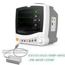 Monitor paziente CO2 segni