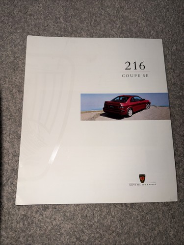 Rover 216 coupe - coupe, brochure