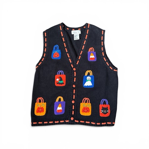 Gilet maglione halloween - gilet,