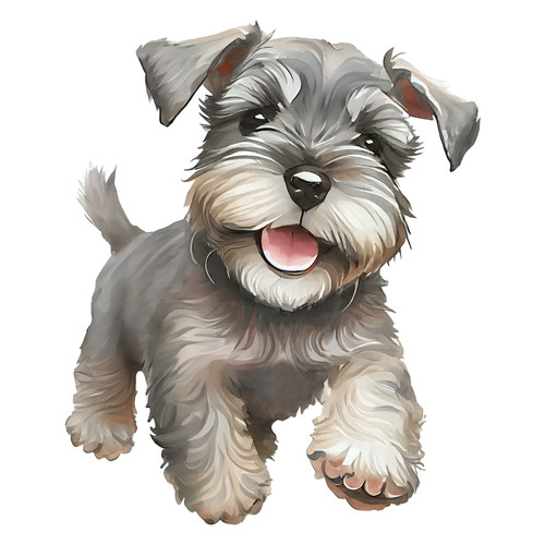 Adesivo auto schnauzer nano - adesivo,