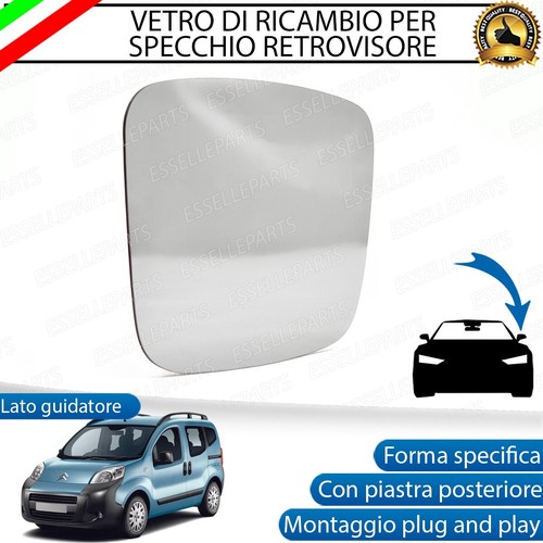 Specchietto citroen nemo - nemo, vetro