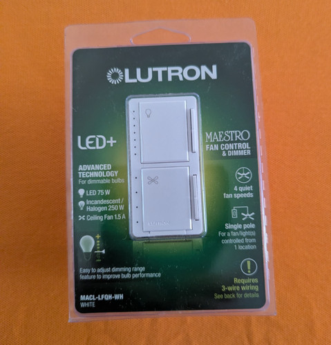 Lutron macl lfqh maestro - macl-lfqh-wh,