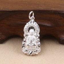 Ciondolo Guanyin Argento Fine