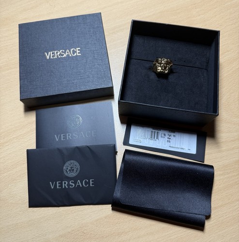 Anello versace con - con, scatola