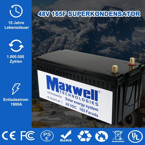 Maxwell 48v 165f super audio - 165f,