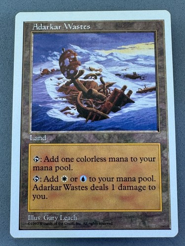 Adarkar wastes mtg - wastes, 5a