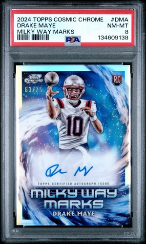 2024 topps chrome drake maye - drake,