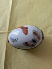 Limoges France Decorative  Egg