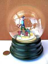 ENORME Snow Globe Vintage Department 56 Palla con Neve LEMAX CHRISTMAS VILLAGE