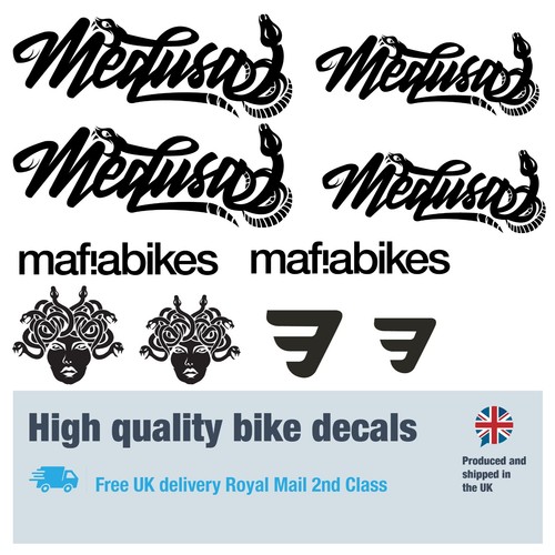 Decalcomanie medusa bici mafia - decalcomanie,