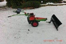 Lama neve per rasaerba a barra