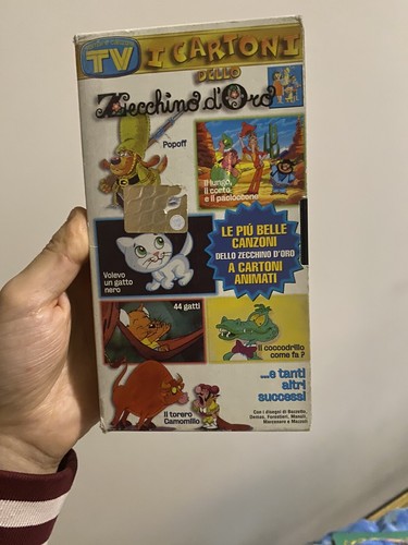 Vhs cartoni dello zecchino - cartoni,