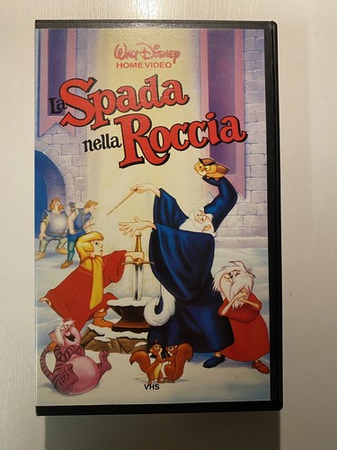 Vhs disney spada nella - disney,