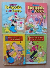 4 Fumetti SUPER BRACCIO DI FERRO    V1