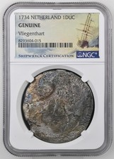 1734 OLANDA 1 DUC Naufragio