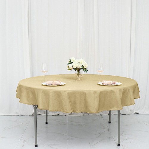 Tovaglia tonda champagne - tovaglia,