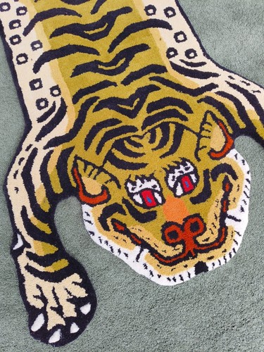 Tappeto tigre tibetana - , verde