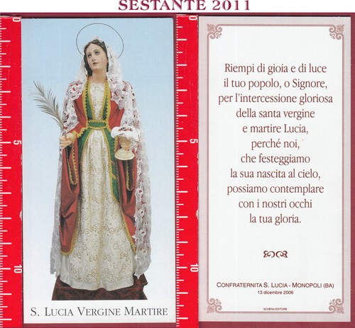 3448 santino holy card - 3448,