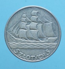 POLONIA 5 ZLOTYCH 1936 MONETE