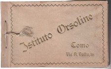 ALBUM CON 22 CARTOLINE ISTITUTO ORSOLINE COMO - anni '30/40