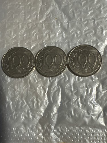 3pezzi 100 lire - lire, 1996