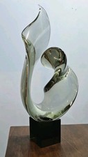 LIVIO SEGUSO SCULTURA VETRO ARTISTICO MURANO DESIGN VINTAGE MODERNARIATO ANNI 70