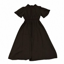 Abito midi nero taglia l - abito,