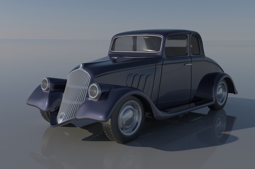 Willys coupe 1933 shell - willys,