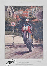 AGOSTINI MOTO RACER 15 CAMPIONATI DEL MONDO +122 GRAN PREMIO, POSTER FIRMATO.