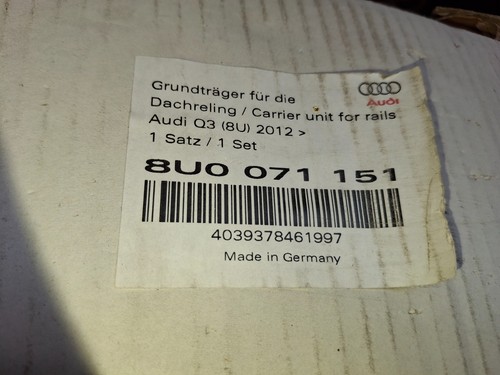 Barre portatutto audi - barre,