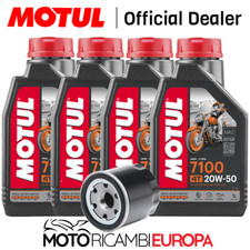 KIT TAGLIANDO OLIO MOTUL Harley Davidson VRSCA V-Rod 02-06 + FILTRO OLIO SPECIFI