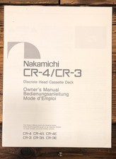 Nakamichi CR-3 CR-4