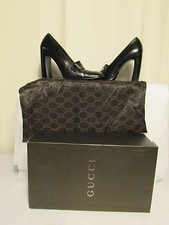 escarpins GUCCI cuir noir pointure 40 C