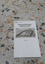 QUESTIONI DI VITA ETICA, SCIENZA, SALUTE G. BERLINGUER EINAUDI GLI STRUZZI 402