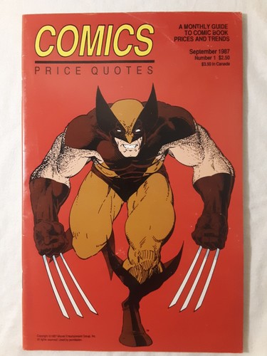 Comics price quotes sept - comics,