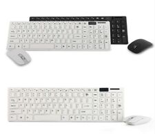 KIT TASTIERA E MOUSE WIRELESS PER PC 2.4GHz WIFI KEYBOARD USB SENZA FILI WIRELES