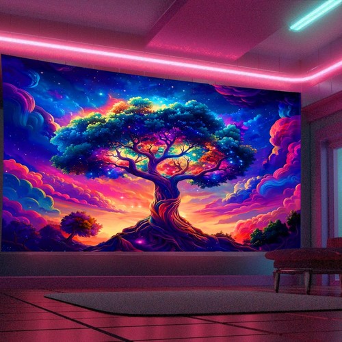 Arazzo parete con albero - parete,