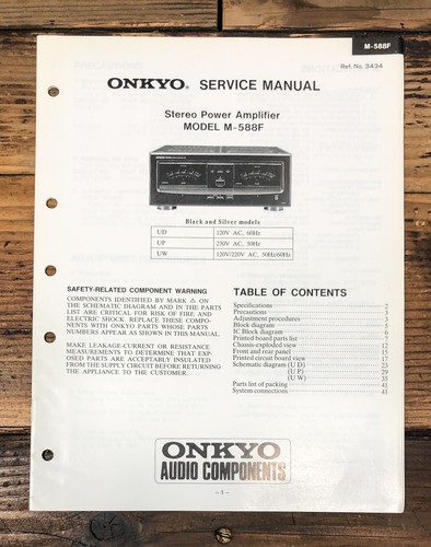 Onkyo 588f amplificatore - m-588f,