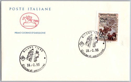 Italia fdc 1995 artista - italia,