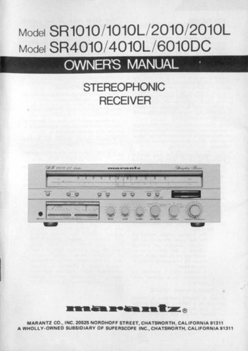 Marantz sr2010 ricevitore - sr2010,