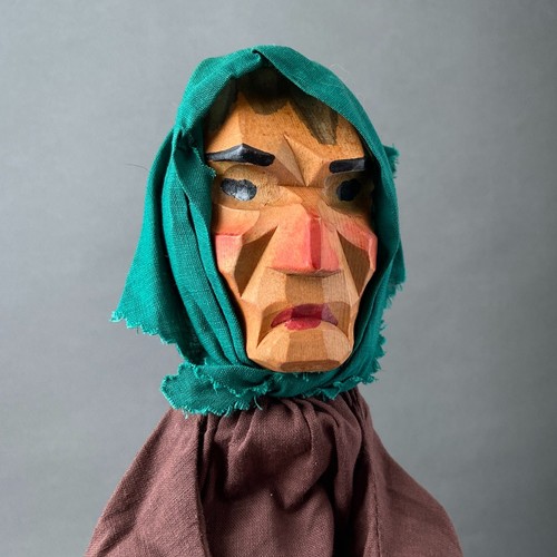 Raro pupazzo mano strega - strega, ~