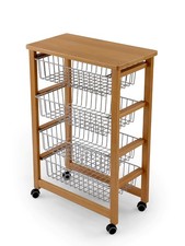 Carrello Cucina MIKON, Legno -