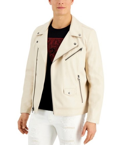 Giacca moto guess - moto, ecopelle