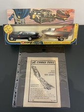 CORGI TOYS BATMOBILE e BATBOAT