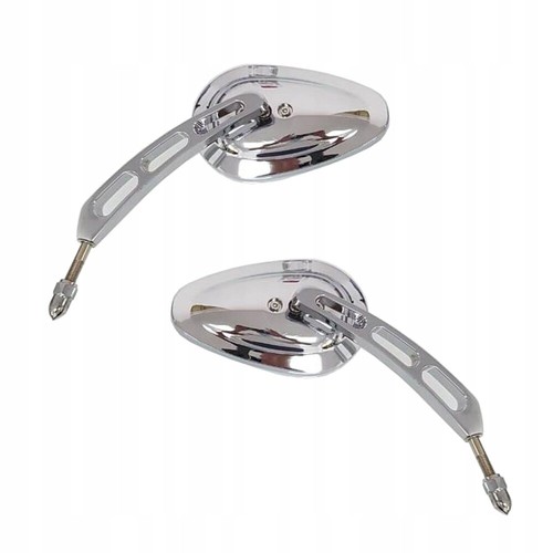 Coppia specchietti cromati per - coppia,