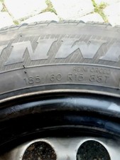 gomme invernali 185 60 15 in buono stato (50 % usura battistrada + cerchi ferro)