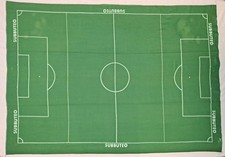 Set campo calcio Subbuteo Baize anni 70 80 M C109 61109 panno da gioco buono