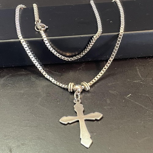 Collana con croce - , in